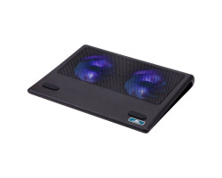 Подставка для ноутбука до 17&Prime;  RivaCase 5557, Black, 2x11 см вентиляторы, 360х280х45 мм