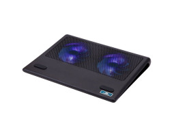 Подставка для ноутбука до 17&Prime;  RivaCase 5557, Black, 2x11 см вентиляторы, 360х280х45 мм