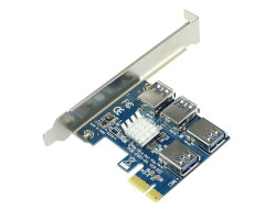 Плата расширения для райзеров PCI-E > 4xUSB 3.0