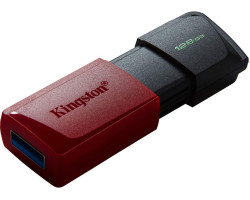 USB 3.2 Flash Drive 128Gb Kingston DataTraveler Exodia M, Black/ Red (DTXM/ 128GB)