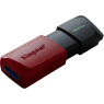 USB 3.2 Flash Drive 128Gb Kingston DataTraveler Exodia M, Black/ Red (DTXM/ 128GB)
