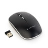 Мышь Gembird MUSW-4BS-01 wireless, Black, бесшумная, dpi::1600, USB, AAx1 шт 