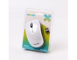 Мышь Maxxter Mr-333-W wireless, USB, White-foto3