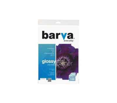 Фотобумага A4, Barva, глянцевая 180 г/ м?, 100 л, серия Фотобумага A4, Barva, глянцевая 180 г/ м?, 100 л, серия