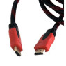 Кабель HDMI > HDMI 3.0 m, Black/ Red, V2.0, Extradigital, позолоченные коннекторы (KBH1746)