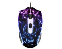 Мышь Defender Overmatch GM-069, Black, USB, оптическая, 2400 dpi, 4 кнопки, RGB подсветка, 1.5 м