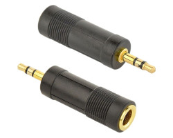 Переходник аудио Cablexpert A-6.35F-3.5M 6.35мм F /  M 3.5 мм (A-6.35F-3.5M)