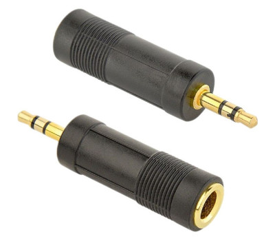 Переходник аудио Cablexpert A-6.35F-3.5M 6.35мм F /  M 3.5 мм (A-6.35F-3.5M)