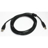 Кабель USB 2.0 - 1.8m AM/ BM Cablexpert, черный CCF-USB2-AMBM-6