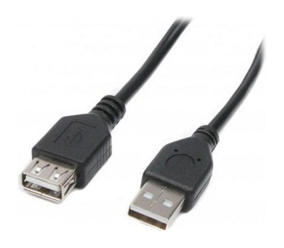 Кабель удлинитель USB 2.0 - 3.0 m AM/ AF Maxxter U-AMAF-10 черный