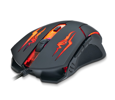 Мышь REAL-EL RM-520 Gaming, Black, USB, оптическая, 800/ 1200/ 1600/ 2400 dpi, 5 кнопок, LED подсветка Мышь REAL-EL RM-520 Gaming, Black, USB, оптическая, 800/ 1200/ 1600/ 2400 dpi, 5 кнопок, LED подсветка