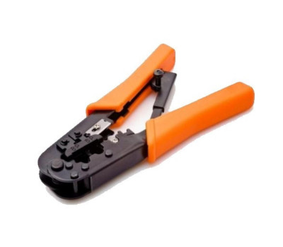 Инструмент обжимной Kingda KD-T568B, Black/ Orange, для RJ45 / RJ12 Инструмент обжимной Kingda KD-T568B, Black/ Orange, для RJ45 / RJ12