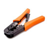 Инструмент обжимной Kingda KD-T568B, Black/ Orange, для RJ45 /  RJ12