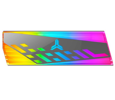 Радиатор для M.2 Qube M.2-4, Gray, для формата 2280, разъем M.2 (NGFF), RGB подсветка