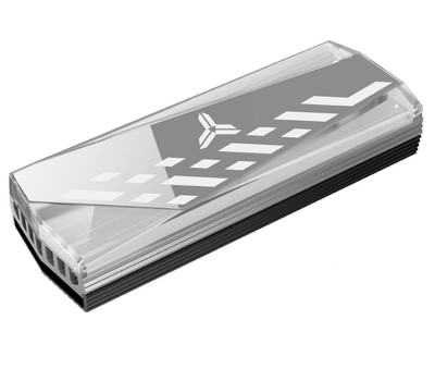 Радиатор для M.2 Qube M.2-4, Gray, для формата 2280, разъем M.2 (NGFF), RGB подсветка