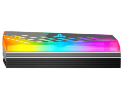 Радиатор для M.2 Qube M.2-4, Gray, для формата 2280, разъем M.2 (NGFF), RGB подсветка-foto2