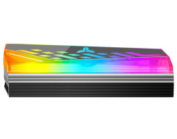 Радиатор для M.2 Qube M.2-4, Gray, для формата 2280, разъем M.2 (NGFF), RGB подсветка-foto2