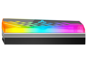 Радиатор для M.2 Qube M.2-4, Gray, для формата 2280, разъем M.2 (NGFF), RGB подсветка-foto2