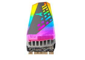 Радиатор для M.2 Qube M.2-4, Gray, для формата 2280, разъем M.2 (NGFF), RGB подсветка-foto6