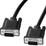 Кабель VGA 1.8m, 2 феррита, чёрный