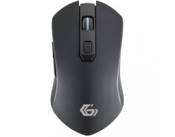 Мышь Gembird MUSGW-6BL-01 wireless, Black, RGB-подсветка, 3200 dpi, USB, 400 мА·ч 