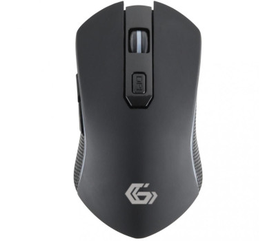 Мышь Gembird MUSGW-6BL-01 wireless, Black, RGB-подсветка, 3200 dpi, USB, 400 мА·ч 