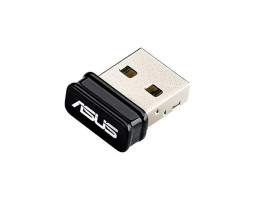 Сетевая карта Asus USB-N10 Nano Black (USB > Wi-Fi 150 Мбит/ с, 802.11n)