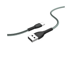 Кабель USB  - 1.0m AM/ Type-C  ColorWay, Grey, 3A (CW-CBUC041-GR)-foto2