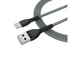 Кабель USB  - 1.0m AM/ Type-C  ColorWay, Grey, 3A (CW-CBUC041-GR)-foto5