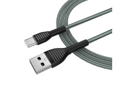 Кабель USB  - 1.0m AM/ Type-C  ColorWay, Grey, 3A (CW-CBUC041-GR)-foto5