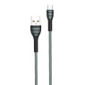 Кабель USB  - 1.0m AM/ Type-C  ColorWay, Grey, 3A (CW-CBUC041-GR)