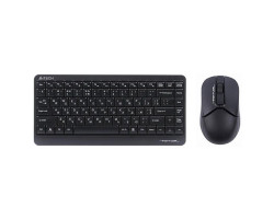 Комплект A4tech Fstyler FG1112, беспроводной, клавиатура+мышь, Black, USB