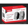 Колонки Jedel S-511 Black  Silver, 2x3W, регулятор громкости, питания через USB