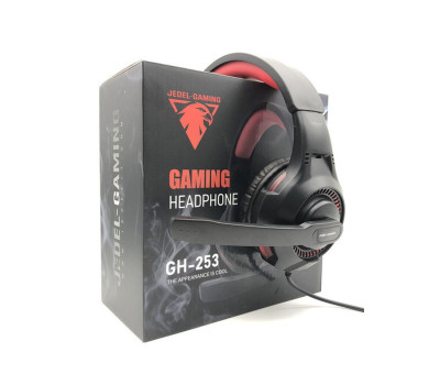 Наушники Jedel GH-253, Black, микрофон, регулятор громкости, кабель 1.8м, 3.5mm+USB Наушники Jedel GH-253, Black, микрофон, регулятор громкости, кабель 1.8м, 3.5mm+USB