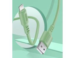 Кабель USB > Lightning, 1.0m, ColorWay, Green, 2.4A (CW-CBUL042-GR)-foto3