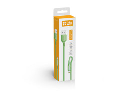Кабель USB > Lightning, 1.0m, ColorWay, Green, 2.4A (CW-CBUL042-GR)-foto2