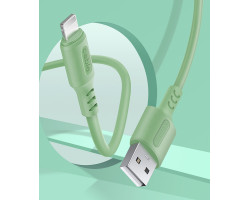 Кабель USB > Lightning, 1.0m, ColorWay, Green, 2.4A (CW-CBUL042-GR)-foto3