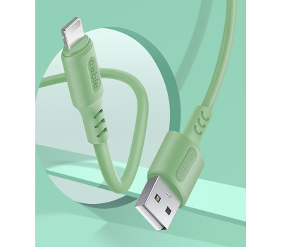 Кабель USB > Lightning, 1.0m, ColorWay, Green, 2.4A (CW-CBUL042-GR) Кабель USB > Lightning, 1.0m, ColorWay, Green, 2.4A (CW-CBUL042-GR)