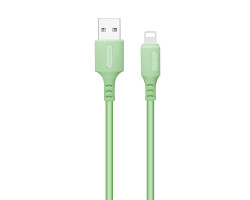 Кабель USB > Lightning, 1.0m, ColorWay, Green, 2.4A (CW-CBUL042-GR)