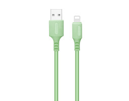 Кабель USB > Lightning, 1.0m, ColorWay, Green, 2.4A (CW-CBUL042-GR)
