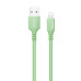 Кабель USB > Lightning, 1.0m, ColorWay, Green, 2.4A (CW-CBUL042-GR) Кабель USB > Lightning, 1.0m, ColorWay, Green, 2.4A (CW-CBUL042-GR)