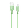 Кабель USB > Lightning, 1.0m, ColorWay, Green, 2.4A (CW-CBUL042-GR)