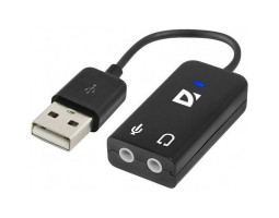 Звуковая карта USB 2.0, 5.1, Defender, Black, Box (63002)