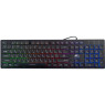 Клавиатура Frime Moonfox Rainbow RUS/ UKR, USB, Black, подсветка, кабель 1.8 м (FLK18220)