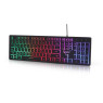 Клавиатура Gembird KB-UML-01-UA, Black, USB, 3-х цветная подсветка