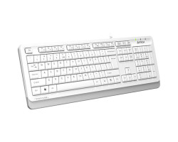 Клавиатура A4tech FKS10 Fstyler Sleek MMedia Comfort, USB, White, (US+Ukrainian+Russian)