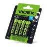 Батарейка AA (LR6), щелочная, Videx, 1.5V, Shrink, за 1ШТ.