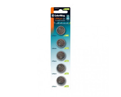 Батарейка CR2032, литиевая, СolorWay Lithium Power, 3V, Blister (CW-BACR2032-5BL)