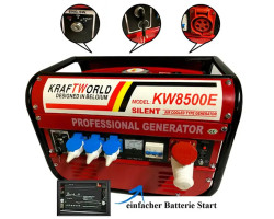 Генератор бензиновый Kraft World KW8500E