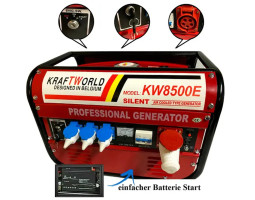 Генератор бензиновый Kraft World KW8500E